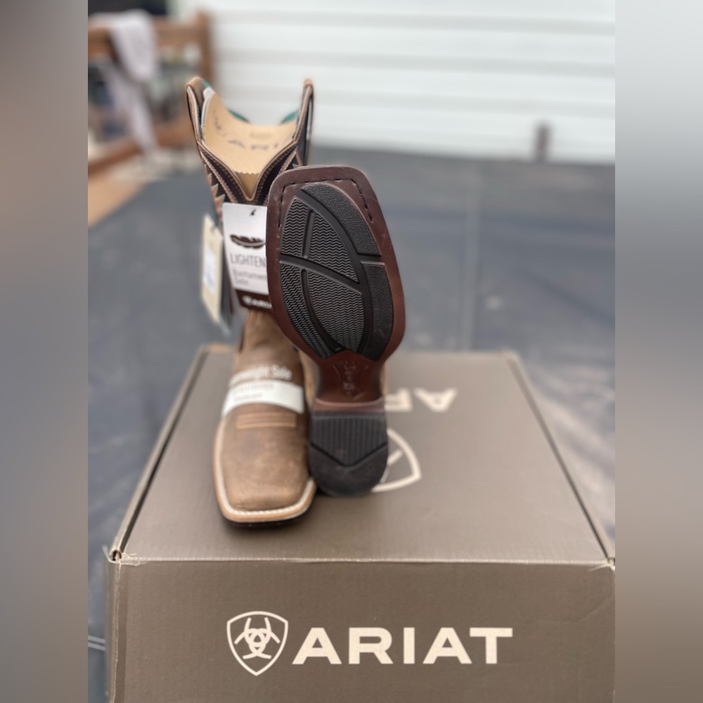 Ariat Women's Odessa StretchFit Western Boot - Brown - Picture 6 of 11